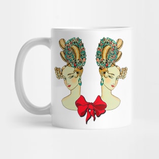 Haired girl Mug